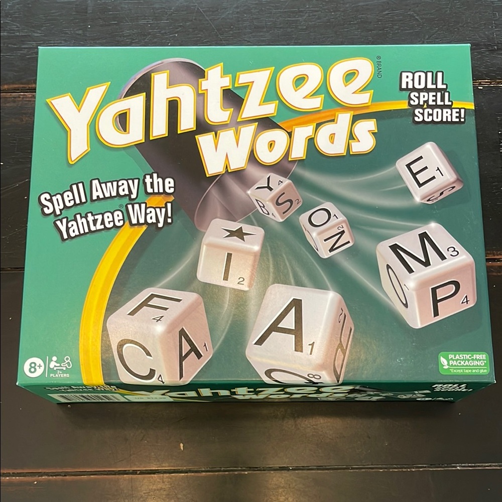Words Board Game - Green and White